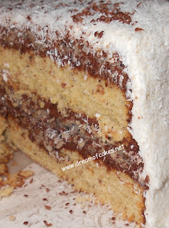 of cakes hazelnut cake with chocolate filling and of cakes hazelnut cake with chocolate filling and