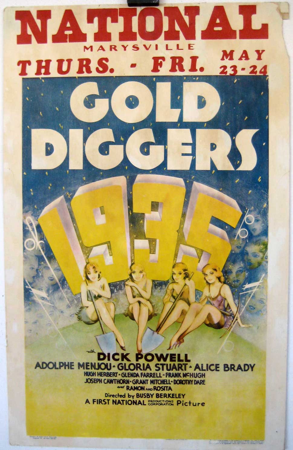 GOLD DIGGERS OF 1935, from left: Gloria Stuart, Alice Brady, Dick