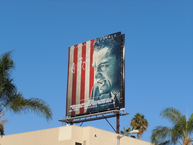 J Edgar movie billboard
