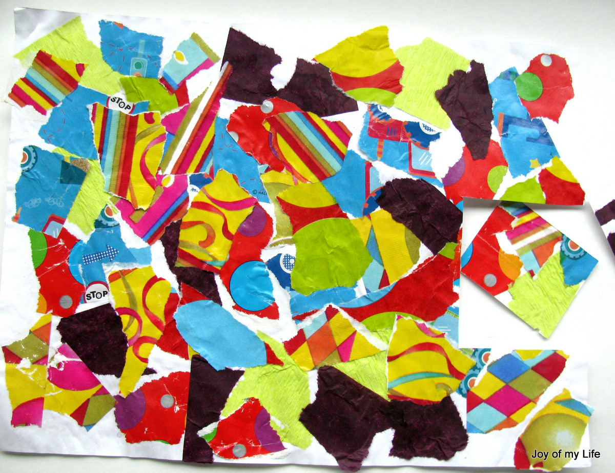 The Joy of My Life, and other things Kids Art Recycled Wrapping Paper