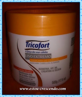 Tricofort Linha Liso Extremo Máscara Liso Extremo 500 Gramas