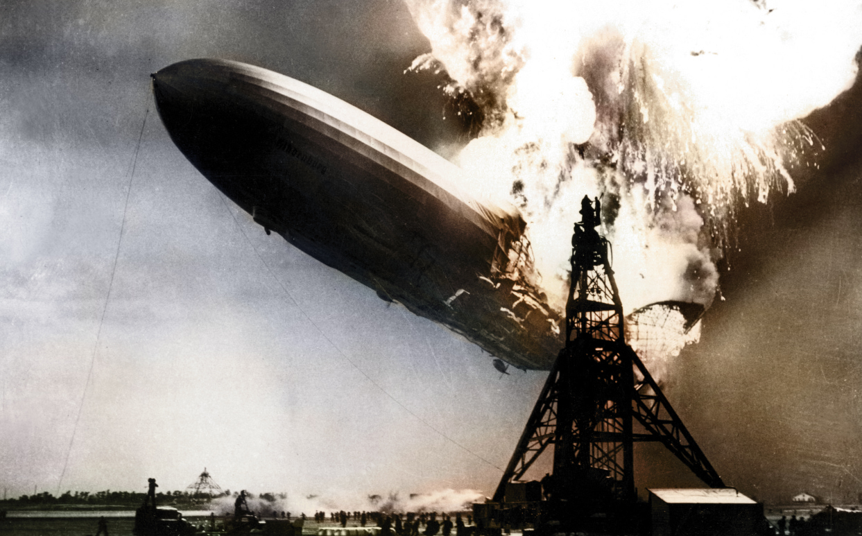Digicolored 1937 New Jersey, Hindenburg disaster