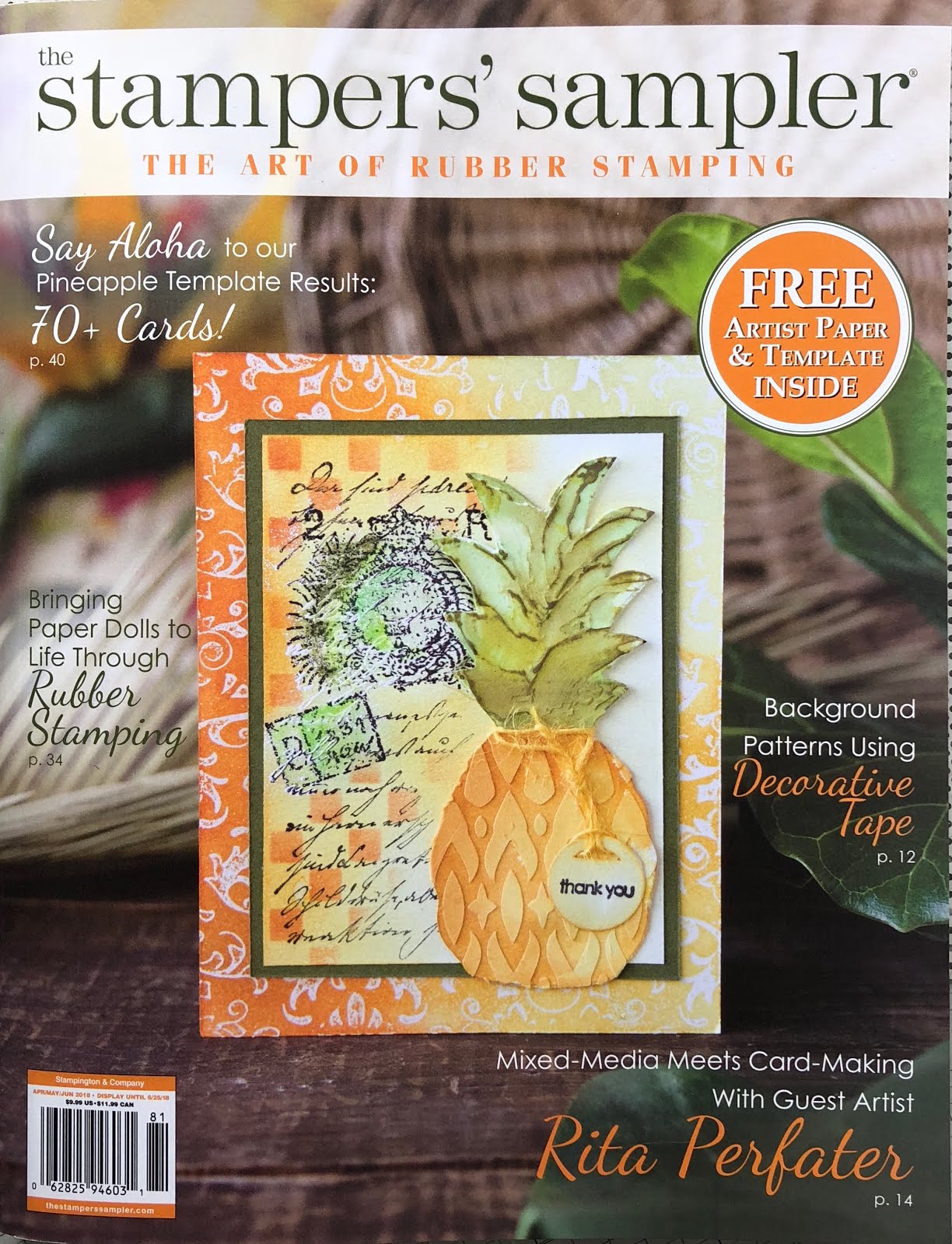 Published Apr/May/June 2018 Stampers' Sampler