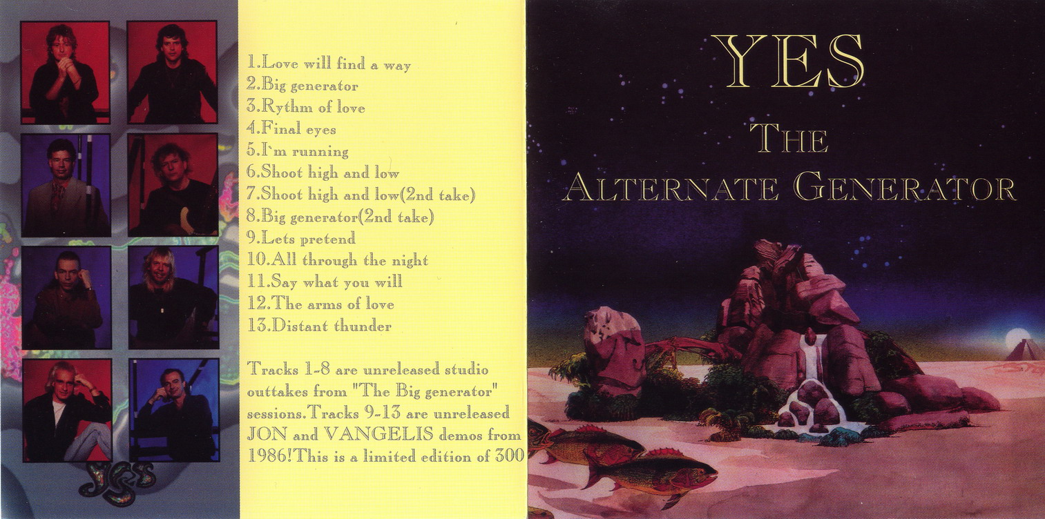 T.U.B.E. Yes 1986 The Alternate Generatorstudio demo (STU/FLAC)