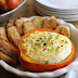 Fall Squash & Goat Cheese Dip with Garlic Toasts