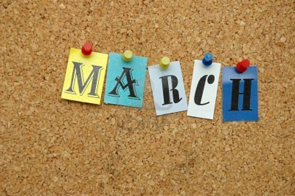 Journey to Rediscovery: Welcome to the month of MARCH
