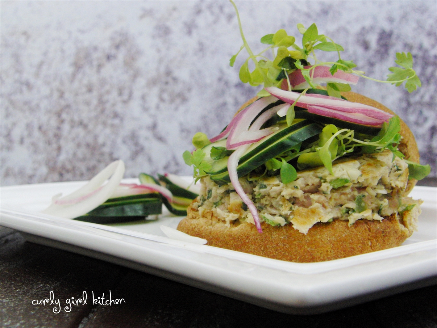 Curly Girl Kitchen Steamed Mussels and Thai Tuna Burgers
