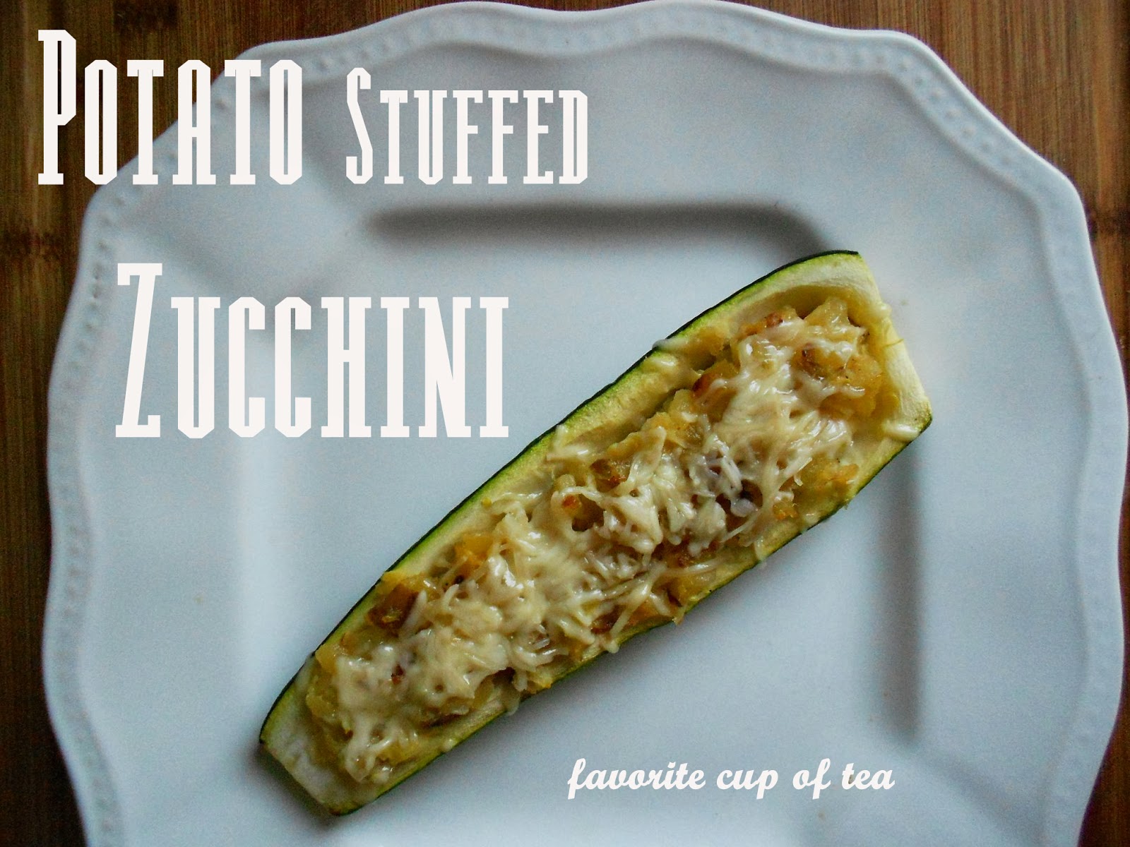 my cup of tea Potato Stuffed Zucchini (Cukinia Faszerowana Ziemniakami)