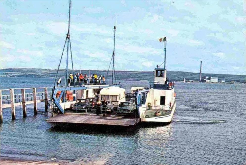 transpress nz River Shannon car ferry, Ireland, 1969