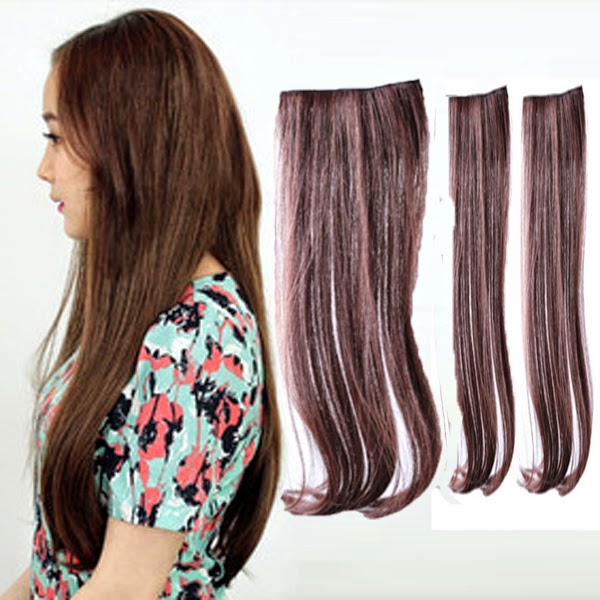 3 Piece Set Super Natural Straight Wavy Hair Extensions