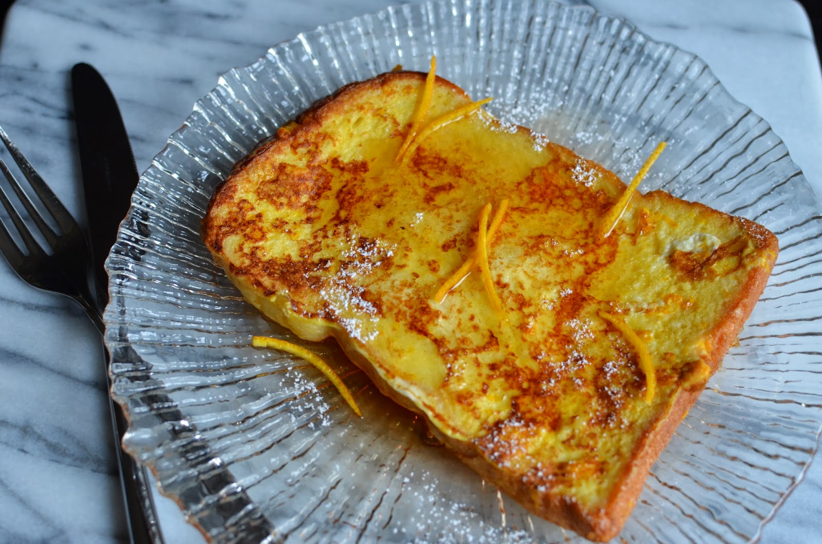 Playing with Flour French toast with an orange twist
