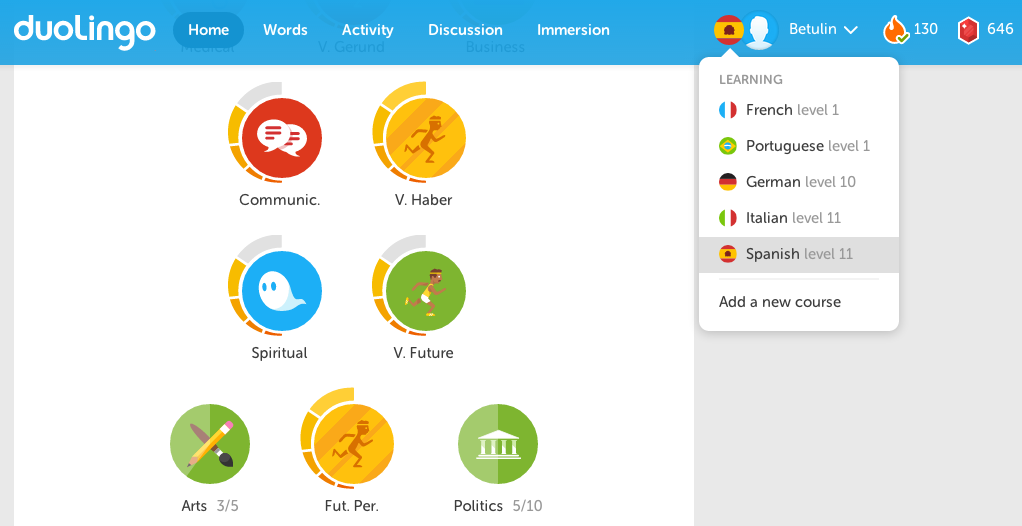 Duolingo     -  7