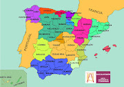 Las provincias españolas. Con este mapa podemos estudiar las provincias . (mapa provincias espaã±olas)