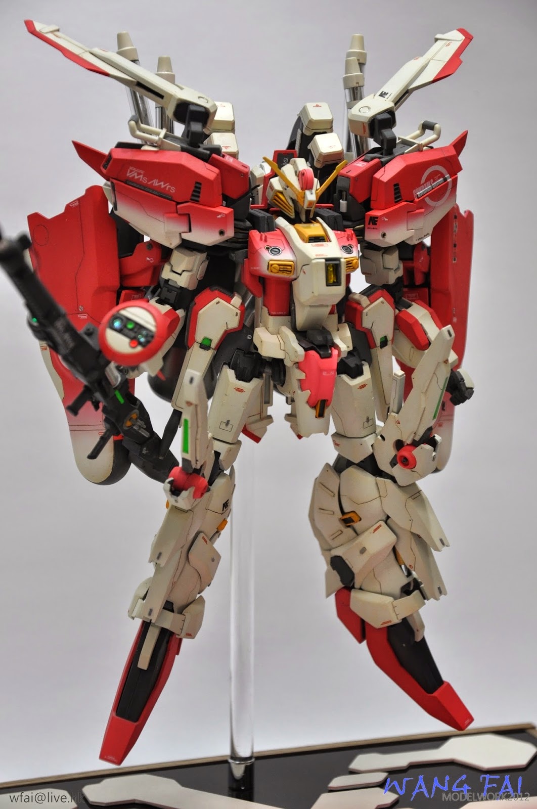 Custom Build HGUC 1/144 ExS Gundam "Improved" Gundam Kits