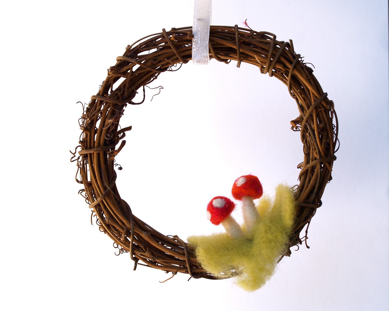 Tutorial Needle Felted Spring Wreath The Magic Onions