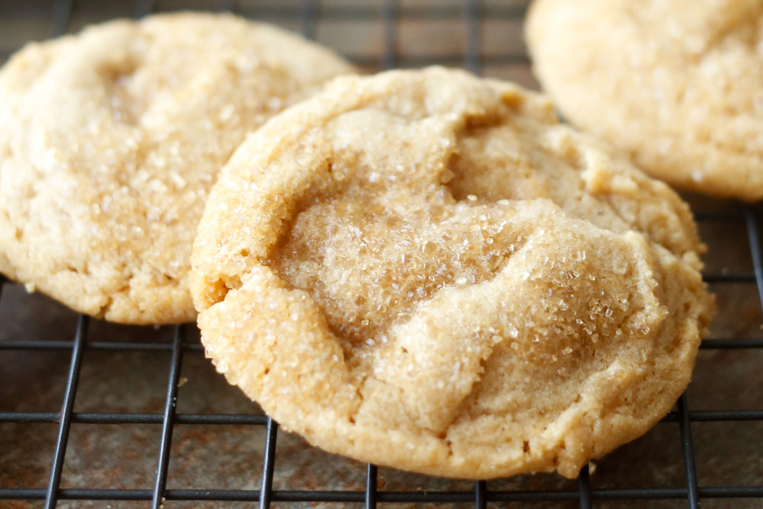 Crisp, Chewy, Peanut Butter Cookies {traditional and gluten free recipes included} Crisp, Chewy, Peanut Butter Cookies {traditional and gluten free recipes included}