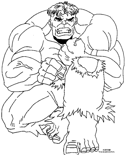 Free Superhero Coloring Pages