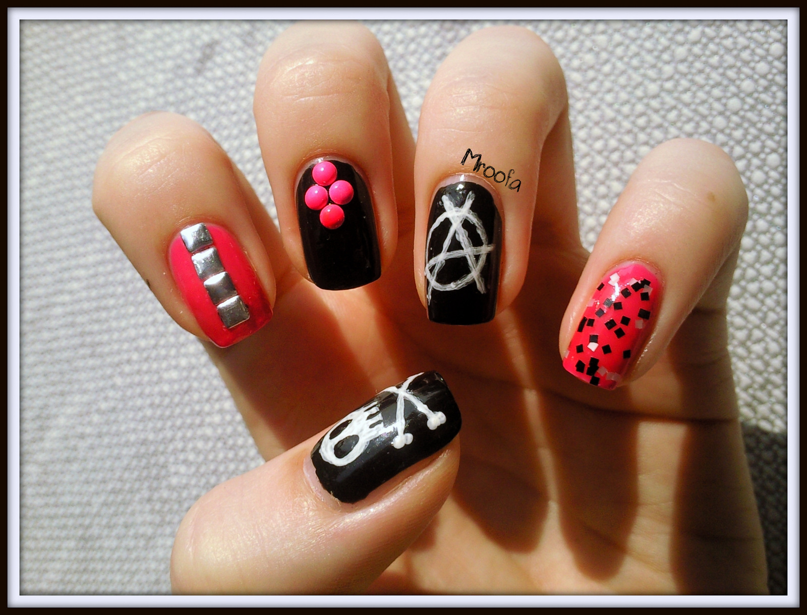 7. "Spiked Nail Designs for a Punk Vibe" - wide 2