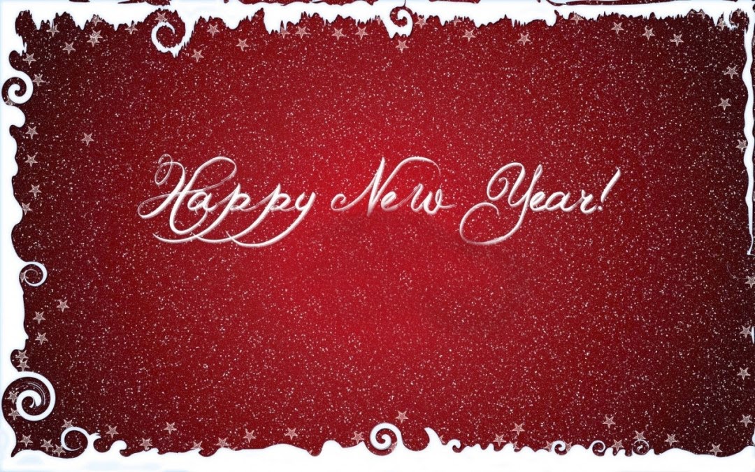 happy new year business cards