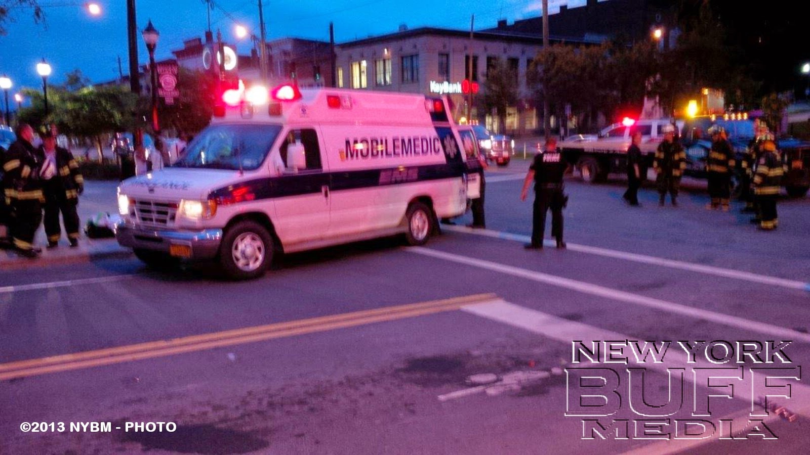 New York Buff Media Monticello FD on scene of a motor vehicle