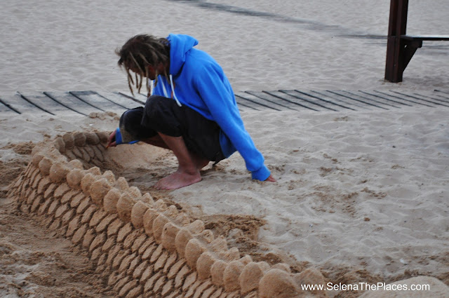 Sand Sculpture Old Town Albufeira Algarve Portugal