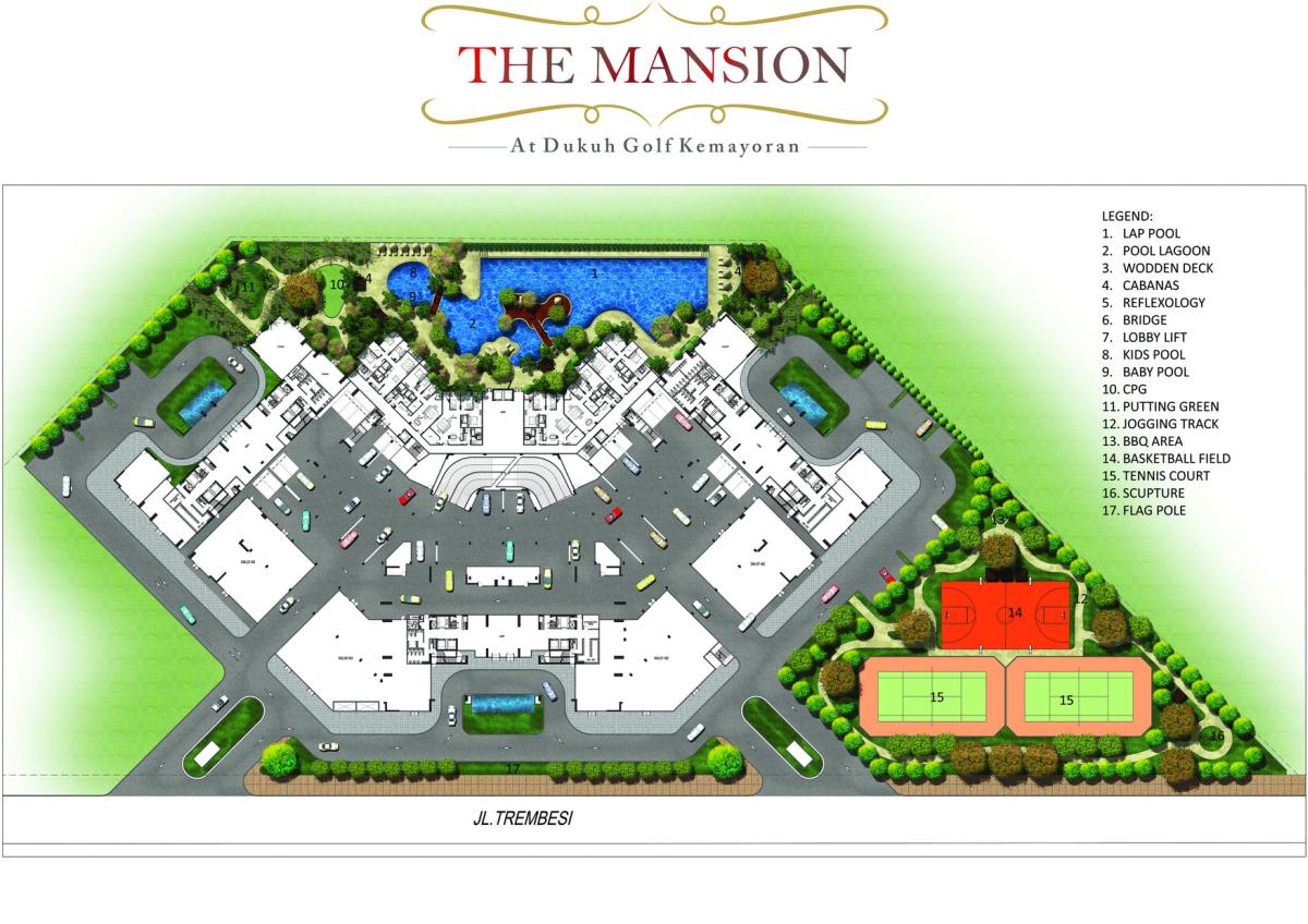 Apartemen The Mansion at Dukuh Golf Kemayoran: MASTER PLAN
