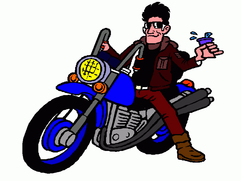 Imagen de una moto animada - Imagui