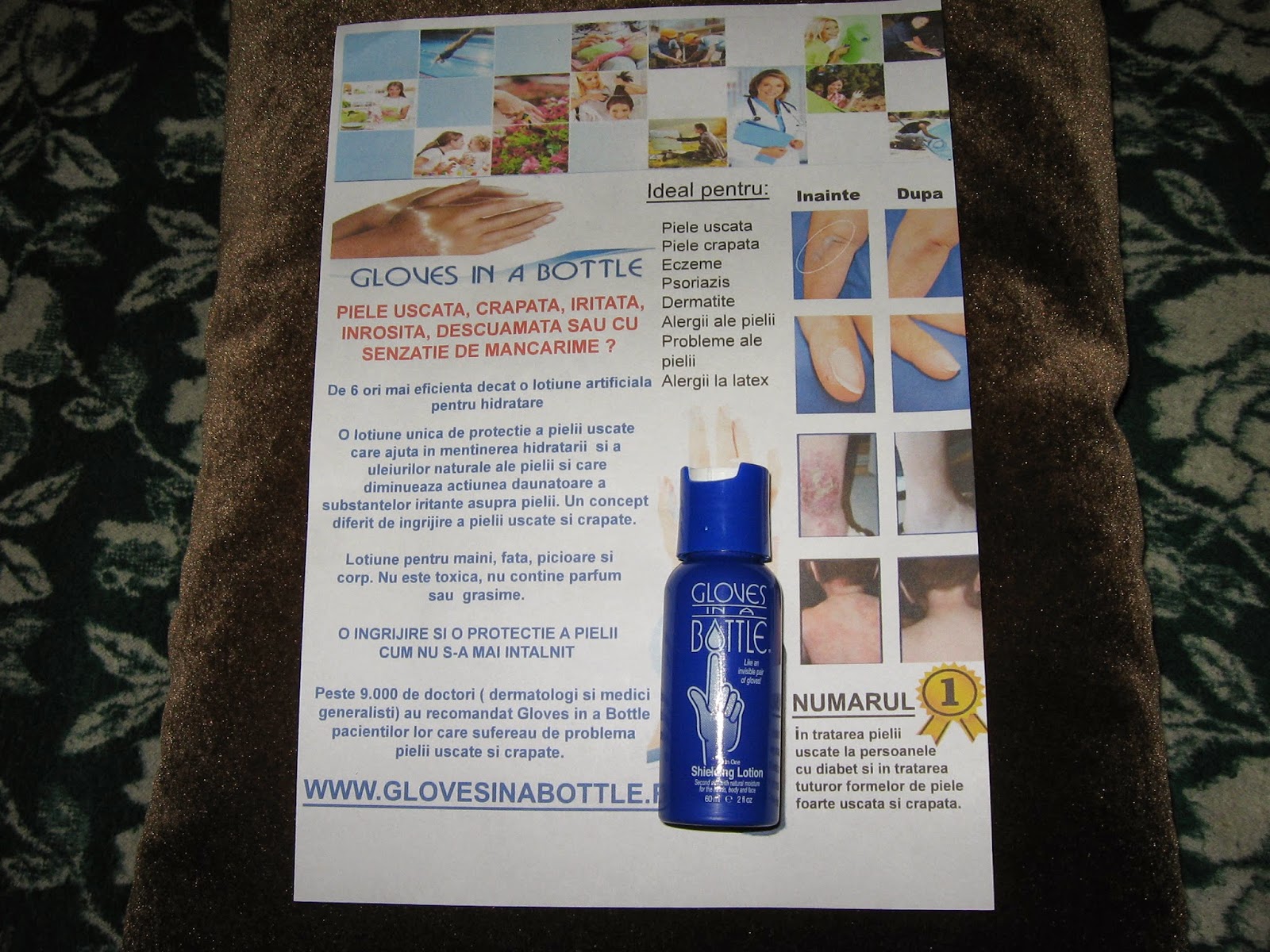 Daniele Gloves In A Bottle pentru pielea uscata