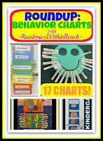 photo of: Behavior Charts in the Classroom (Behavior Chart RoundUP via RainbowsWithinReach)