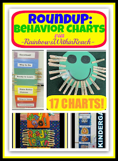 Behavior Charts in the Classroom via RainbowsWithinReach photo of: Behavior Charts in the Classroom (Behavior Chart RoundUP via RainbowsWithinReach)