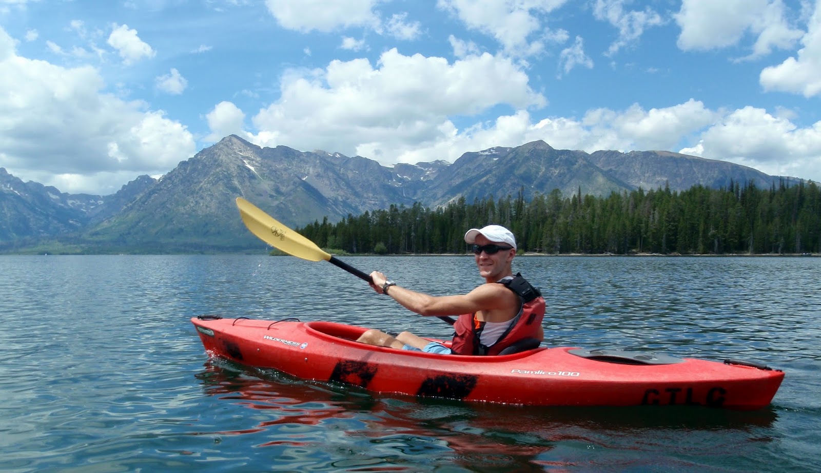 wasatch and beyond Kayaking on Jackson Lake