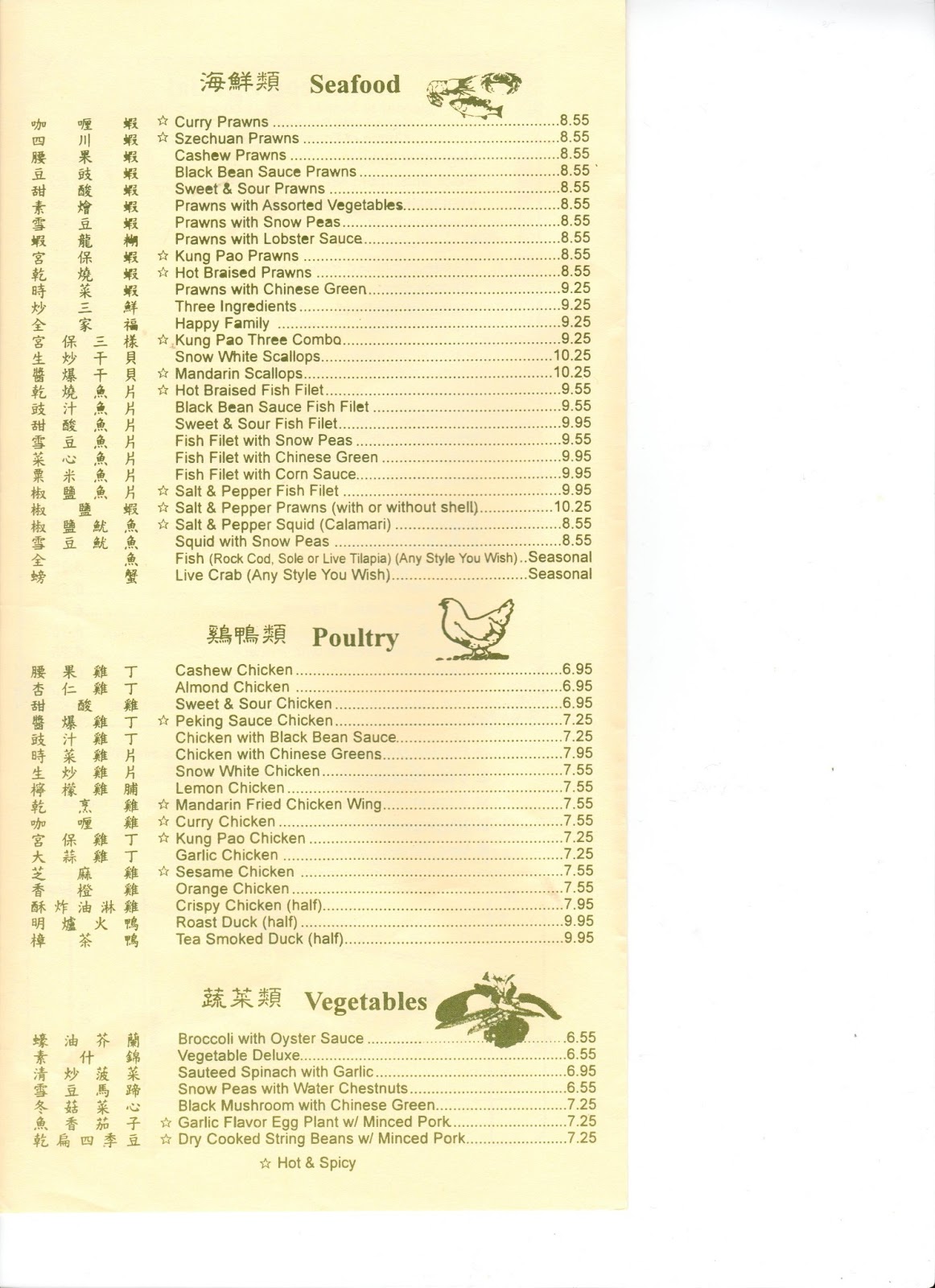 Vc Menu Peking Garden San Lorenzo