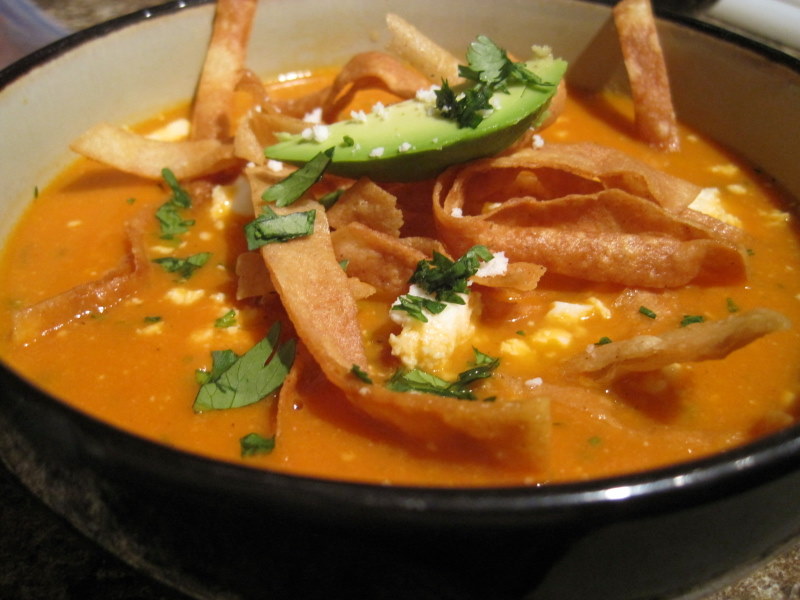 Pleading the Fork Tortilla Soup from The Best Recipes in the World by