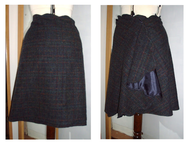martha stewart no sew wrap skirt in tweed martha stewart no sew wrap skirt in tweed