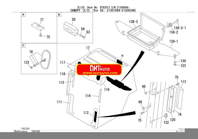 En.Oto-hui.com: Takeuchi Excavator TL130 Parts Manual