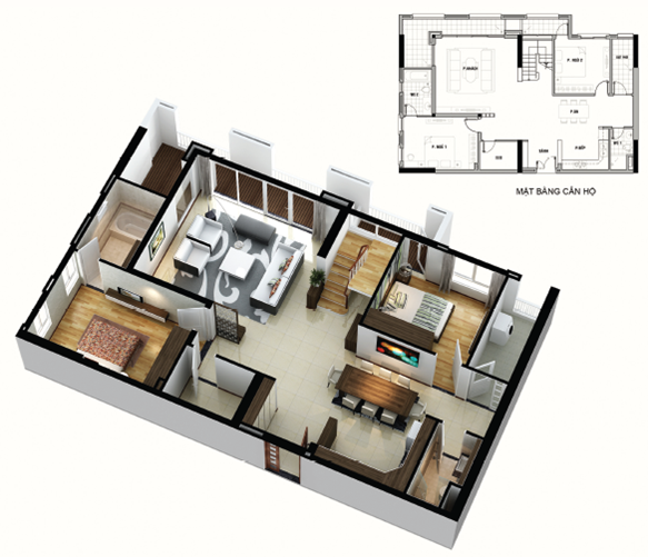 Biệt Thự mini trên không 2 tầng 200m2 - 4