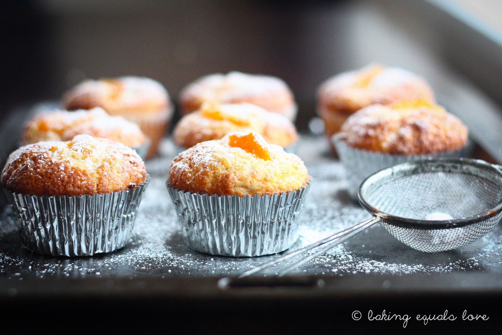 baking = love Apricot Cream Cheese Muffins for Dad