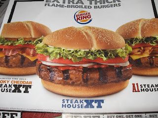 The XT Burger as advertised - too far different from what I was served. The XT Burger as advertised - too far different from what I was served.