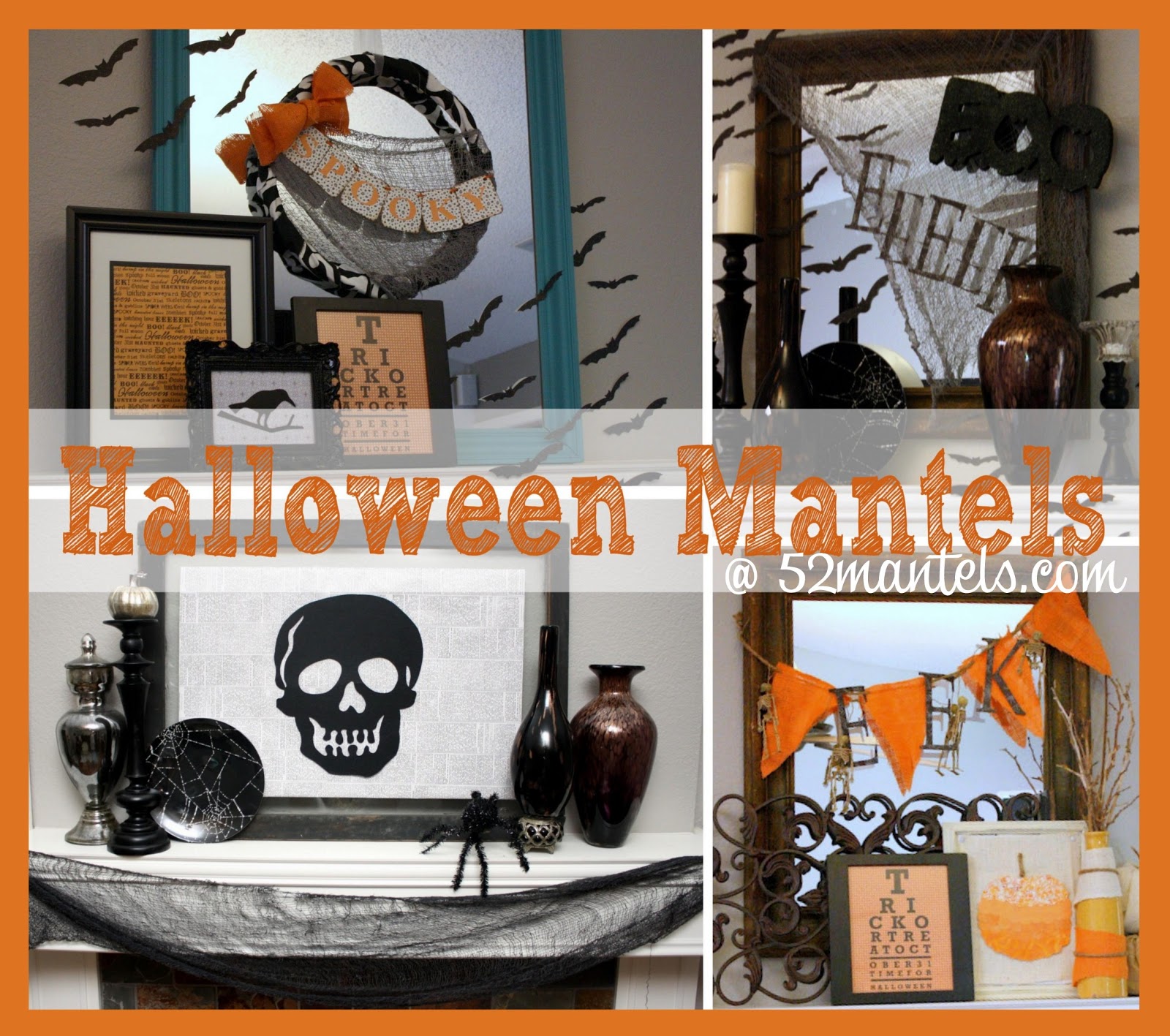 52 Mantels 4 Halloween Mantels