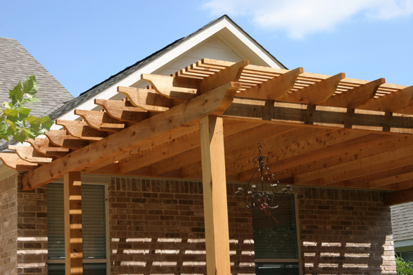 build wood awning