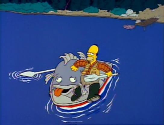 homero de pezaca los simpsons latino homero se aleja de marge