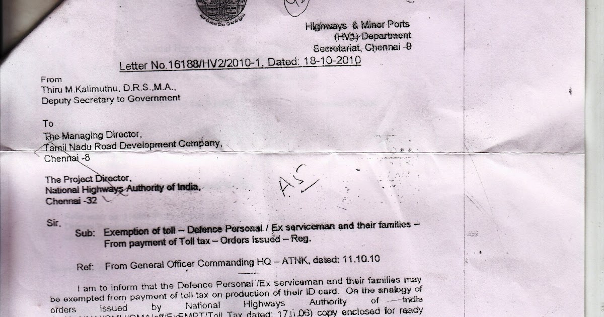 EXAIRMEN/SNCOAIRFORCE ARMY AND NAVY HERE IS THE CLARITY ON TOLL TAX