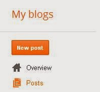 Blogger: How to setup a static home page first step