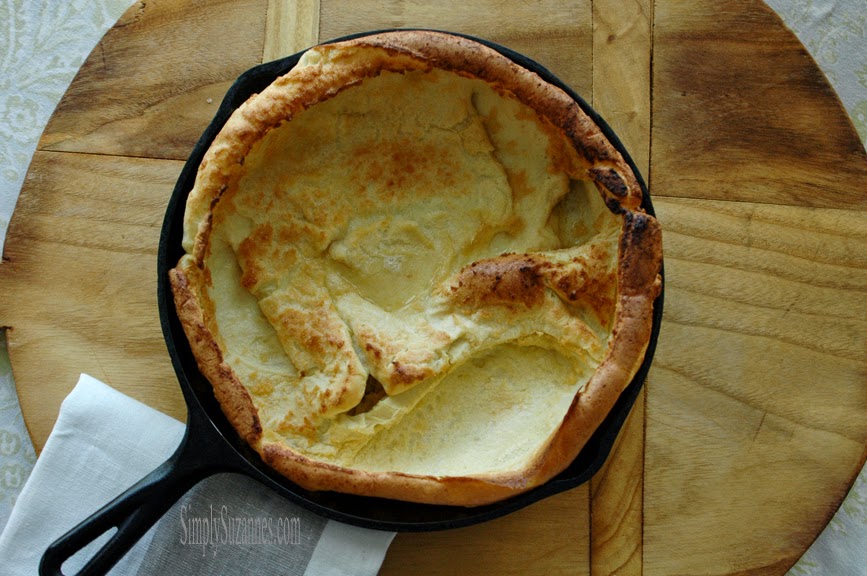 Simply Suzanne's AT HOME dutch baby . . . an ovenbaked pancake