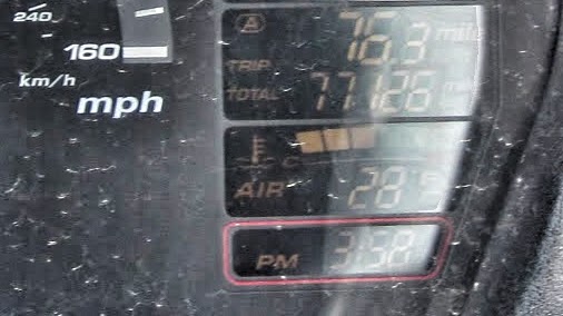honda st1300 temperature gauge