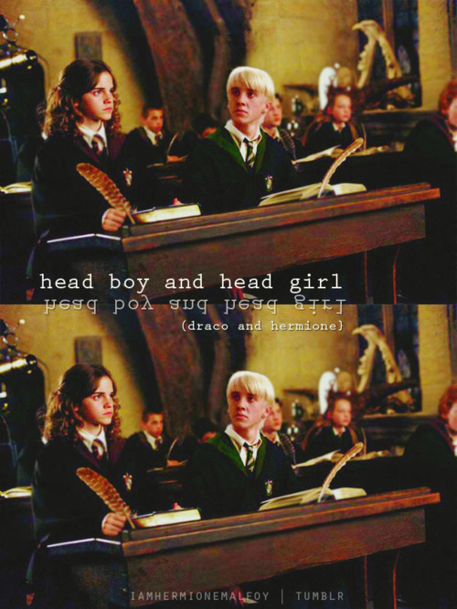 Dramione Loveteam Head Boy and Head Girl