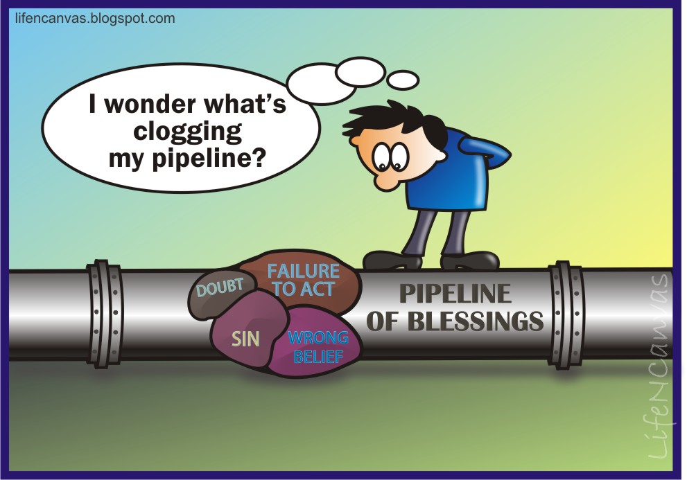 Clogged Pipelines Life N Canvas