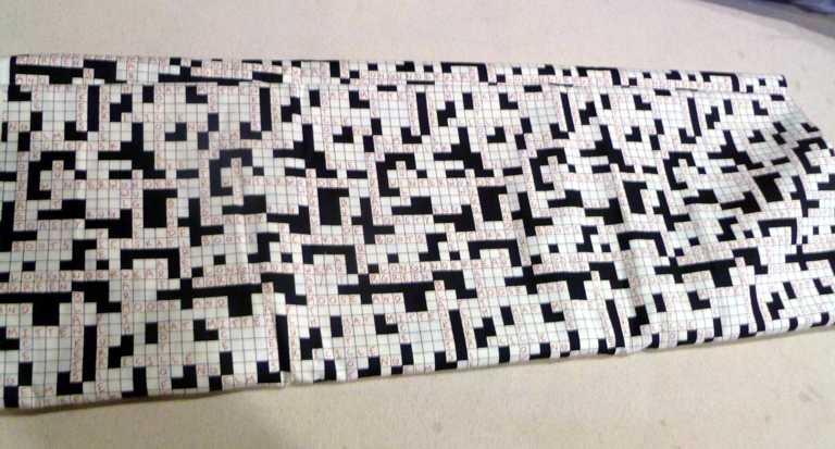 fabric with pictorial designs crossword fabric with pictorial designs crossword