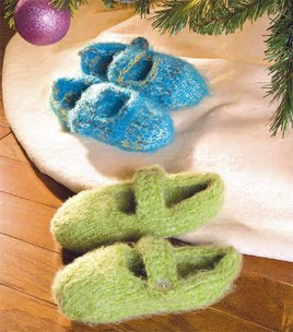 Free Crochet Pattern - Mary Jane Slippers from the Slippers Free