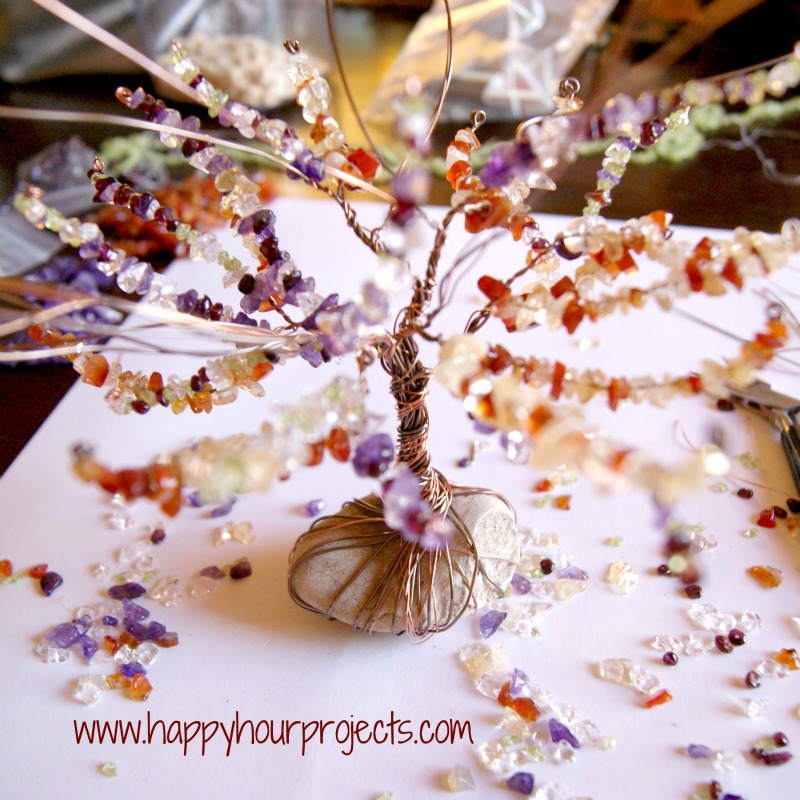 Wire Wrapped Tree Happy Hour Projects